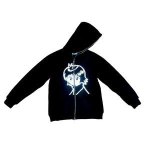 Hunter X Hunter Full Zip Up Reflective Hoodie